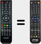 Replacement remote control for 441663T