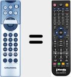 Replacement remote control for UMS100 (759550320100)