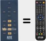 Replacement remote control for ALTEC002