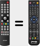 Replacement remote control for FBTF6000