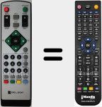 Replacement remote control for BST1005