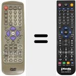 Replacement remote control for REMCON564