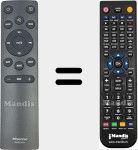 Replacement remote control for EN205GH1H