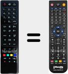 Replacement remote control for RS4210