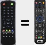 Replacement remote control for MAX S405 HD PLUS