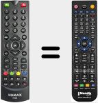 Replacement remote control for R-863