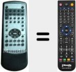 Replacement remote control for JX-2033