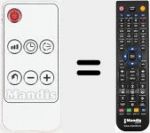 Replacement remote control for KPT-2000B 5208L