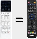 Replacement remote control for REMCON605