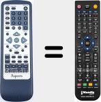 Replacement remote control for LW109B