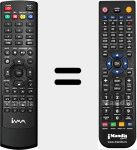 Replacement remote control for NTR90