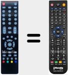 Replacement remote control for RC2712