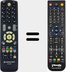 Replacement remote control for RCU540