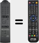 Replacement remote control for RD 6910