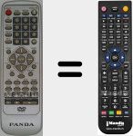 Replacement remote control for REMCON1526