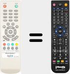 Replacement remote control for RMT-500A (REMCON1942)