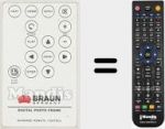 Replacement remote control for Digital Photo Frame (REMCON2031)