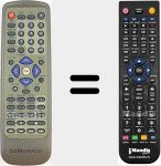 Replacement remote control for REMCON2131
