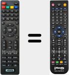 Replacement remote control for RS0762HD