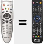 Replacement remote control for REMCON1302