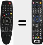 Replacement remote control for 253103876
