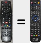Replacement remote control for TM-6000 Series