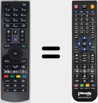 Replacement remote control for RC4810 (30087841)