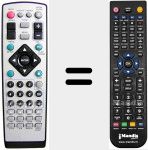 Replacement remote control for REMCON164