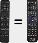Replacement remote control for EnfinityX-Combo+