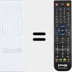 Replacement remote control for 96582401