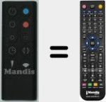 Replacement remote control for AM09-Noir (966538-04)