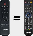 Replacement remote control for RM-14-A