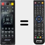 Replacement remote control for E-26371 (MC.JMS11.001)