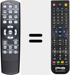 Replacement remote control for HC3200