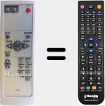 Replacement remote control for CXWF (6450909498)
