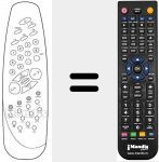Replacement remote control for 1030