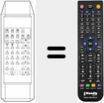 Replacement remote control for 154 390