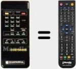 Replacement remote control for 18-2732-1