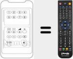 Replacement remote control for 18243