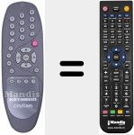 Replacement remote control for CityCom (19900158)