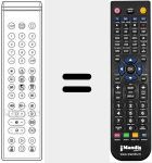 Replacement remote control for FB 90