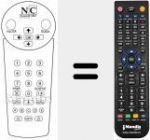 Replacement remote control for 3128 147 10741
