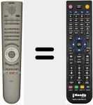 Replacement remote control for RC3 (3128 147 16221)