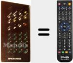 Replacement remote control for 660.01.0101