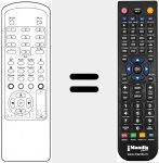 Replacement remote control for 350