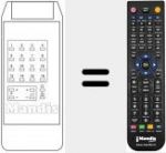 Replacement remote control for 36 SERIES