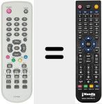 Replacement remote control for 510-400A