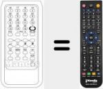 Replacement remote control for 6501 5214