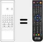 Replacement remote control for 837 SP