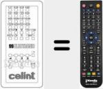 Replacement remote control for 99 ELECTRONIC